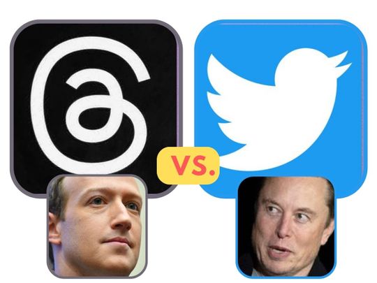 «تويتر» تهدد بمقاضاة «ميتا» بسبب منصة «ثريدز»