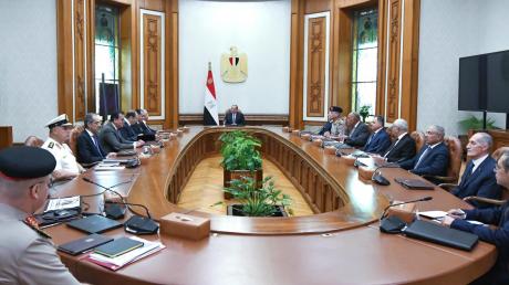 اجتماع مجلس الأمن القومي المصري برئاسة السيسي