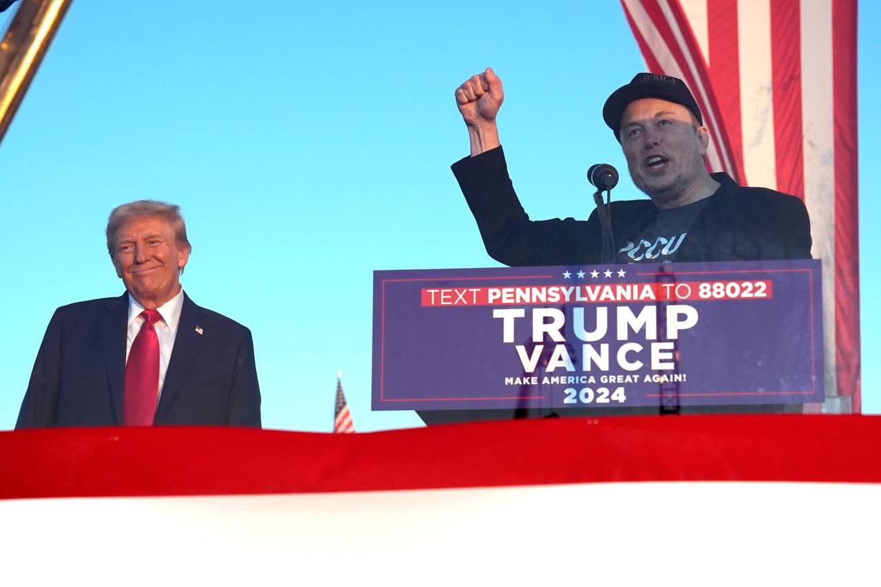Trump and Elon musk Pennsylvania