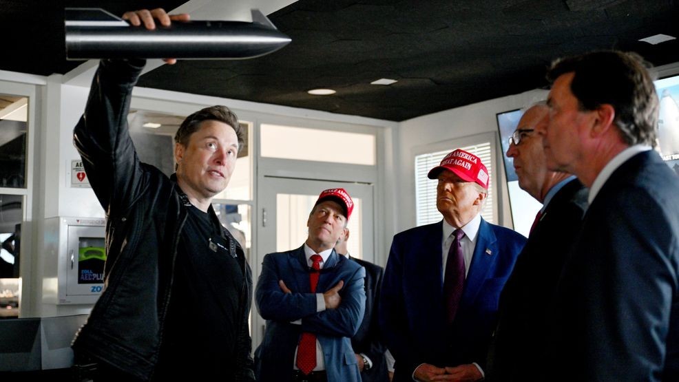 Space x trump elon musk