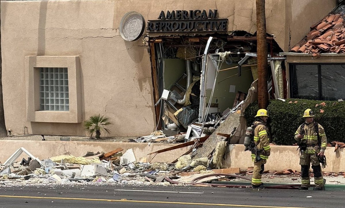 Palm springs California explosion