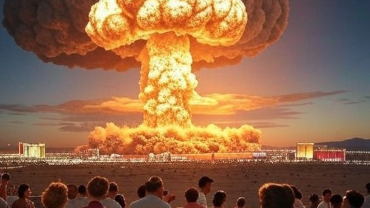 موقع نيفادا للتجارب النووية (Nevada Test Site) عام 1951