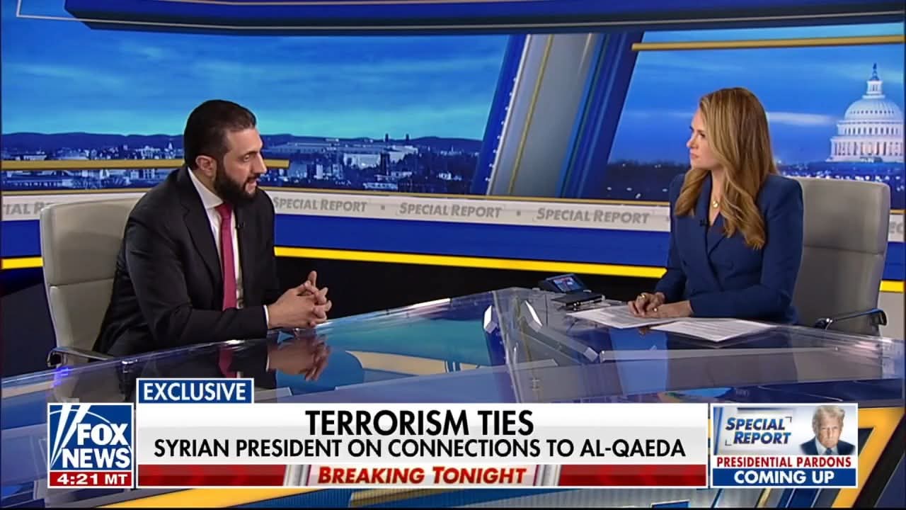 لقاء الشرع مع قناة فوكس نيوز