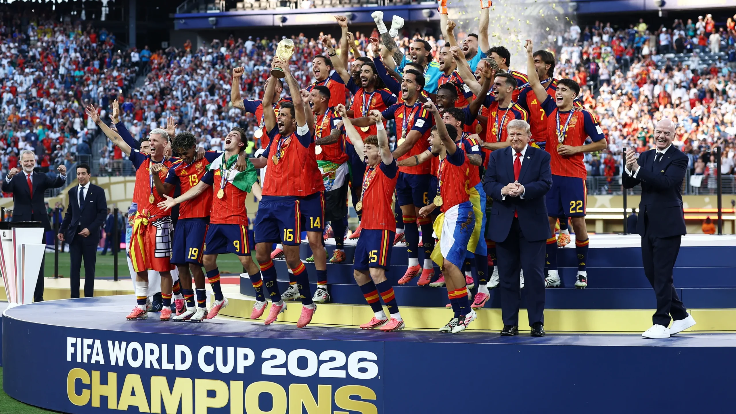 إسبانيا بطلة لكأس العالم 2026 بعد ملحمة أمام الأرجنتين.. وفيران توريس يحسم اللقب في الوقت الإضافي